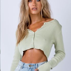 Princess Polly Cropped Cardigan